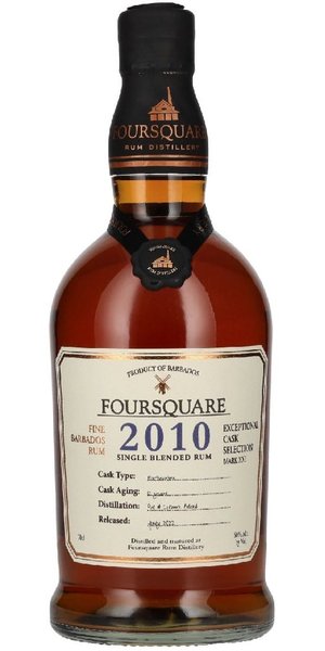 Foursquare 2010  Selection Mark XXIV  aged 12 years Barbados rum 60% vol.  0.70 l