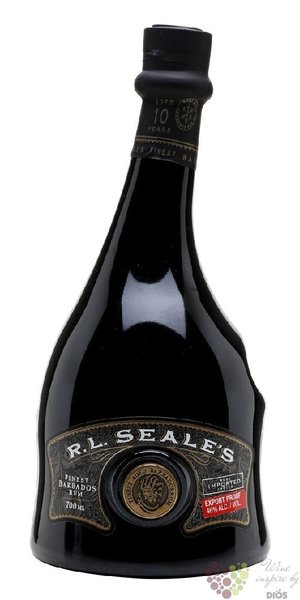 R.L. Seales aged 10 years premium rum of Barbados 46% vol.  0.70 l