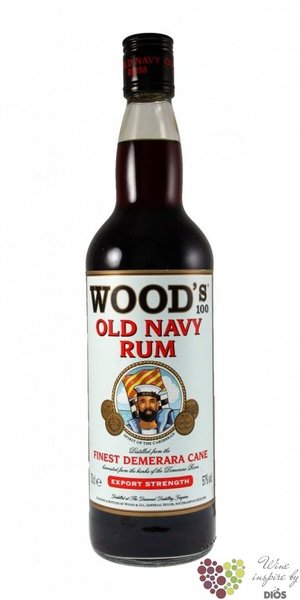 Wood´s „ Old navy ” finest rum of Guyana 57% vol.  1.00 l