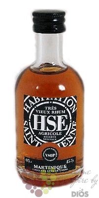 HSE agricole tres vieux „ VSOP ” aged rum of Martinique 45% vol. 0.05 l