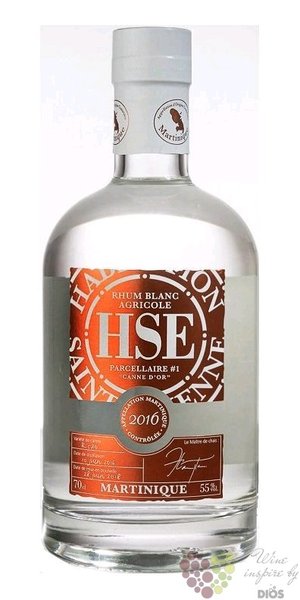 HSE Saint Etienne blanc 2016  Parcellaire #1 Canne dOr  Martinique rum 55% vol.  0.70 l
