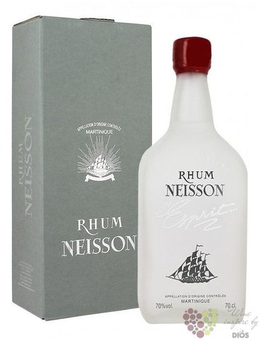 Neisson agricole blanc  lEsprit  white rum of Martinique 70% vol.  0.70 l