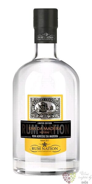 Rum Nation  Ilha Madeira blanc  white Portugal rum 50% vol.  0.70 l
