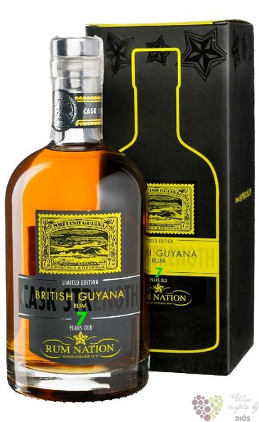 Rum Nation  British Guayana  aged 7 years Guyana rum 59% vol.  0.70 l