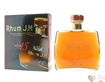 J.M Rhum  cuve 1845  aged Martinique rum 42% vol.  0.70 l