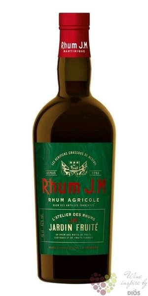 J.M lAtelier des Rhums  Jardin Fruite  aged Martinique rum 42% vol.  0.70 l