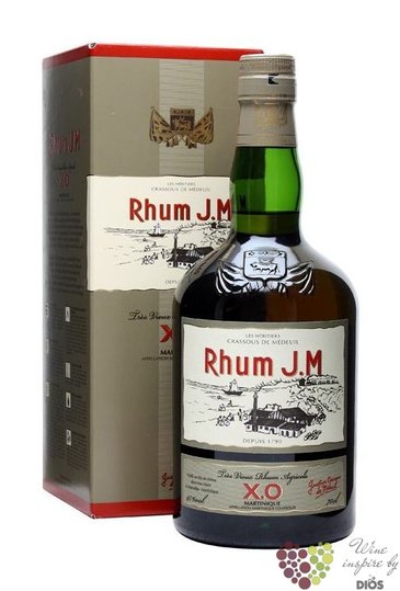 J.M Rhum  XO  Martinique rum 45% vol.  0.70 l