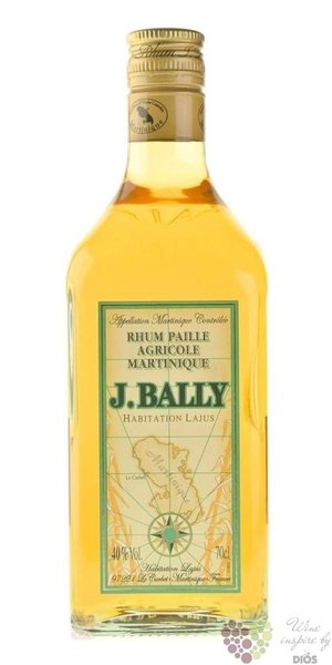 J.Bally agricole „ Paille ” rum of Martinique 50% vol.  0.70 l