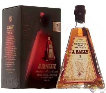 J.Bally agricole vieux  Pyramide  aged 3 years aged rum of Martinique 45% vol.   0.70 l