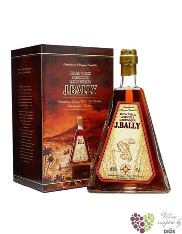 J.Bally agricole vieux  Pyramide  aged 7 years aged rum of Martinique 45% vol.   0.70 l