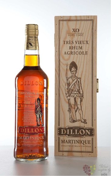 Dillon agricole vieux  Millsime 2004  aged rum of Martinique  43% vol.  0.70 l