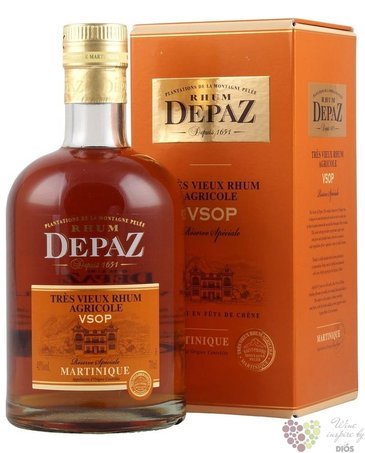 Depaz „ VSOP Reserve Speciale ” aged Martinique rum 45% vol.  0.70 l