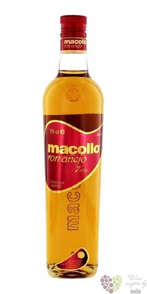 Macollo  Aejo  aged 7 years Mexican rum 38% vol.     0.70 l