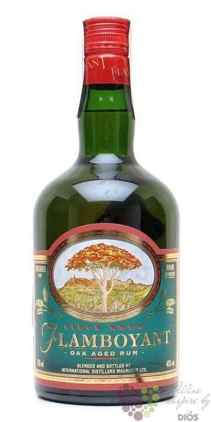 Flamboyant agricole Vieux „ Oak aged ” aged 7 years rum of Mauritius 40% vol.  0.70 l