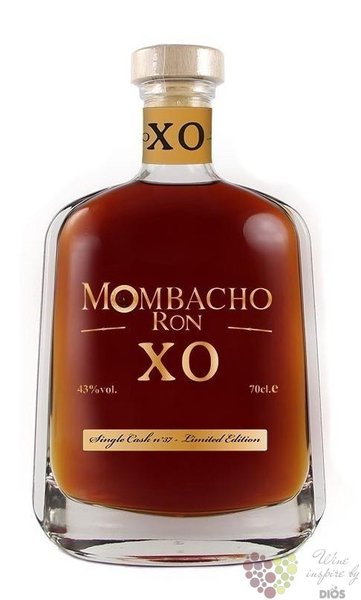 Mombacho „ XO - Single cask no. 37 ltd edition ” Nicaraguan rum 43% vol.    0.70 l