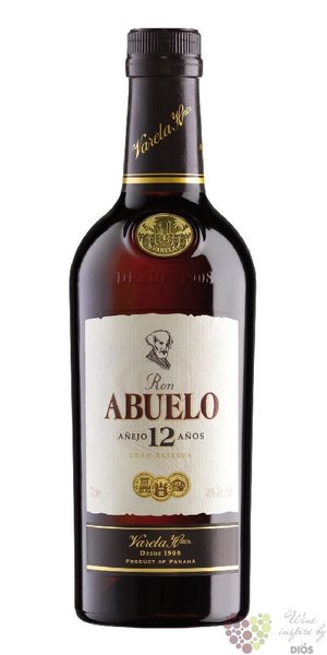 Abuelo „ Aňejo 12 aňos ” aged Panamas rum 40% vol.  1.00 l