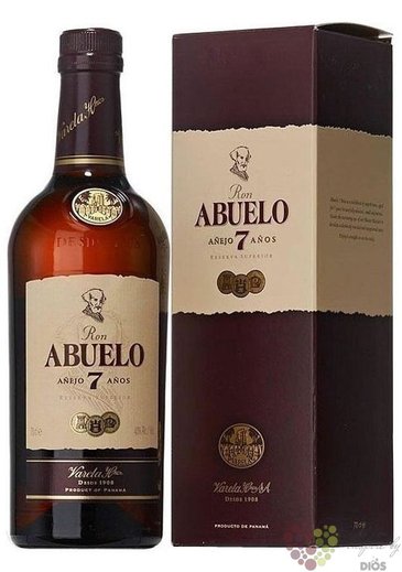 Abuelo  Aejo 7 aos   gift box aged Panamas rum 40% vol.  0.70 l