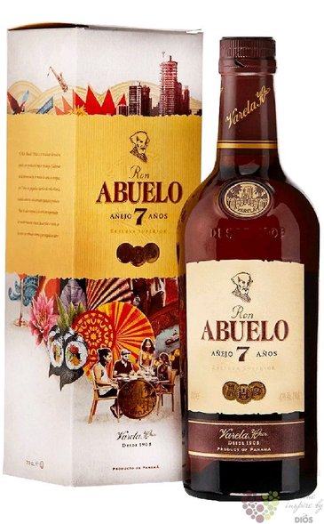 Abuelo  Aejo 7 aos  ltd. gift box aged Panamas rum 40% vol.  0.70 l