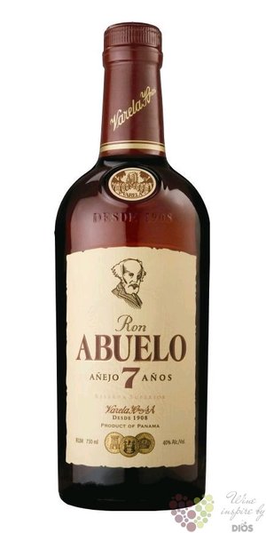 Abuelo  Aejo 7 aos  aged Panamas rum 40% vol.  0.70 l