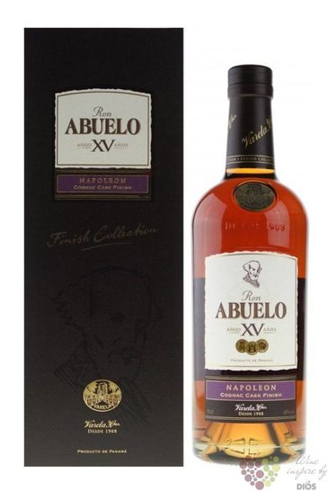 Abuelo Xv finish collection  Cognac finish  Panamas rum 40% vol.  0.70 l