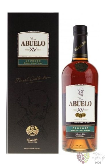 Abuelo Xv finish collection  Oloroso sherry  Panamas rum 40% vol.  0.70 l