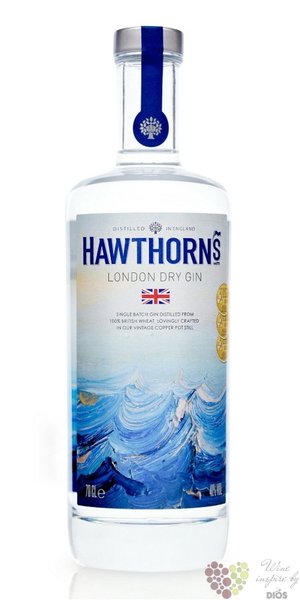 Hawthorns Spanish London dry gin 37.5% vol.  0.70 l