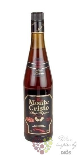 Monte Cristo „ Aňejo Superior ” caribbean aged rum by Peréz Barquero  37.5% vol.   0.70 l