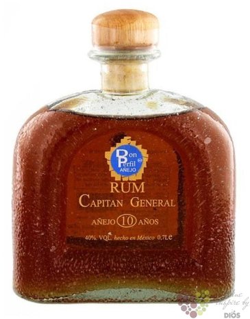 Capitan General  Aejo 10 aos  Mexican rum aged 10 years 40% vol.    0.70 l
