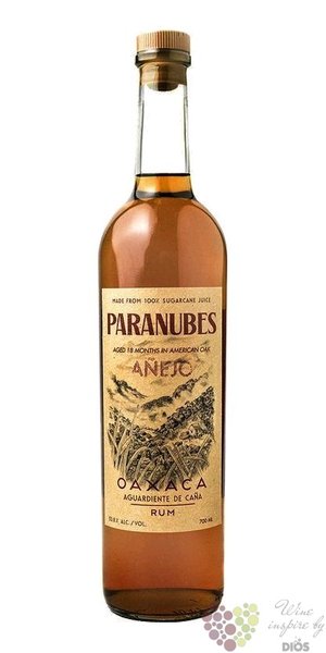 Paranubes „ Aňejo US Oak ” Oaxaca pure cane juice Mexican rum 53.8% vol.  0.70 l