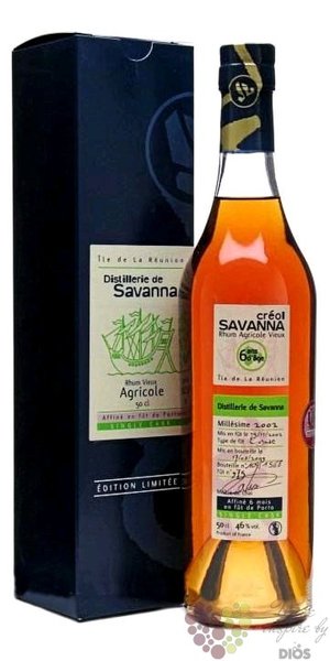 Savanna Single cask 2002  Crol no.975 Port finish  rum of Reunion 46% vol. 0.50 l