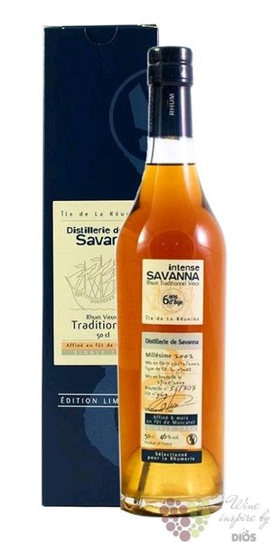 Savanna Single cask 2002  Intense no.969 Moscatel finish  6 years rum of Reunion 46% vol.  0.50 l