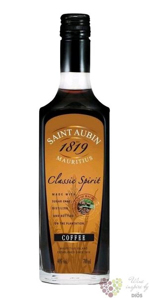 Saint Aubin  Coffe Classic  flavored Mauritian rum 40% vol.  0.70 l