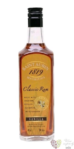 Saint Aubin Classic  Vanilla  flavored Mauritian rum 40% vol.  0.70 l
