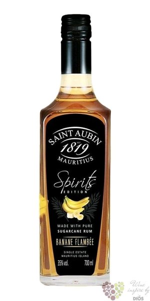 Saint Aubin Spirits  Banane Flambe  flavored Mauritian rum 35% vol.  0.70 l