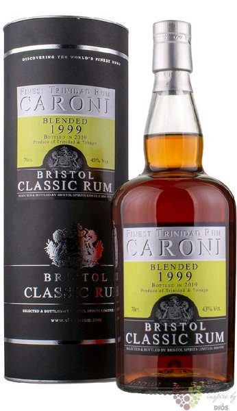 Caroni 1999  Bristol  unique Trinidad &amp; Tobago rum 43% vol.  0.70 l