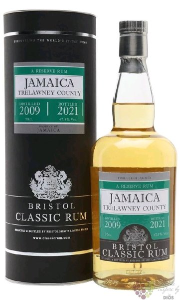 Bristol 2009  Trelawney County - Hampden bott. 2021  aged Jamaican rum 47.5% vol.  0.70 l