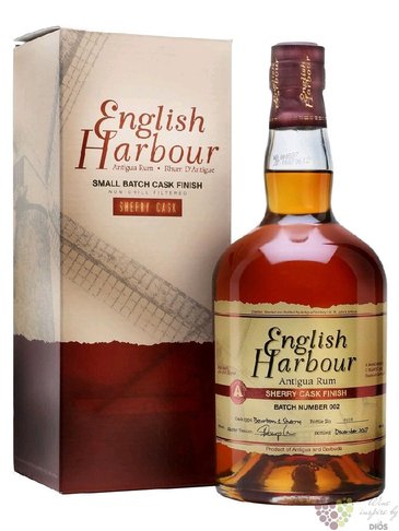 English Harbour small batch no.002  Sherry cask finish  rum of Antigua 46% vol.  0.70 l
