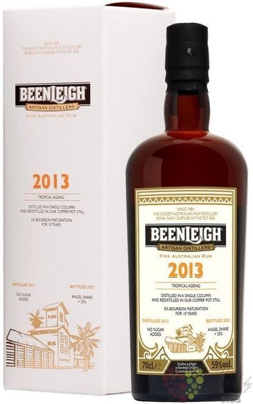 Beenleigh 2013 Tropical Ageing rum by Velier 59% vol.  0.70 l