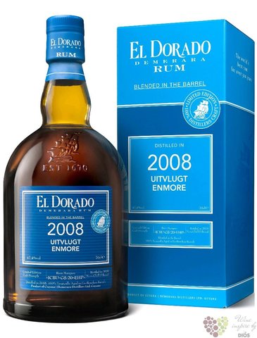el Dorado Rare collection 2008  Uitvlugt Enmore  unique Guyana rum 47.4% vol.  0.70 l