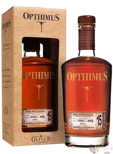 Opthimus  Res Laude ed. 2014  aged 15 years Dominican rum 38%vol.  0.70 l