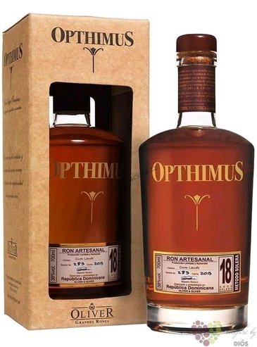 Opthimus  Cum Laude ed. 2019  aged 18 years Dominican rum 38% vol.  0.70 l
