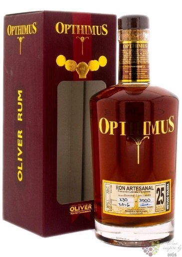 Opthimus ed. 2020 „ Summa Cum Laude ” aged 25 years Dominican rum 38% vol.  0.70 l