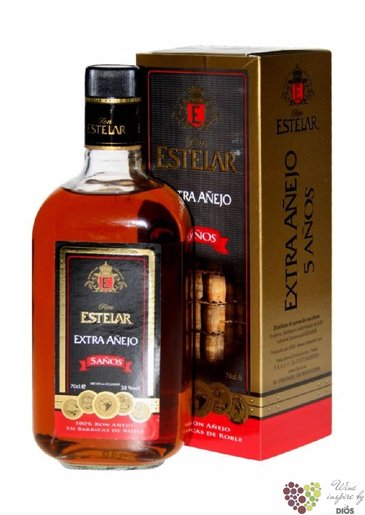 Estelar  Extra Aejo  aged 5 years rum of Ecuador 38% vol.   0.70 l