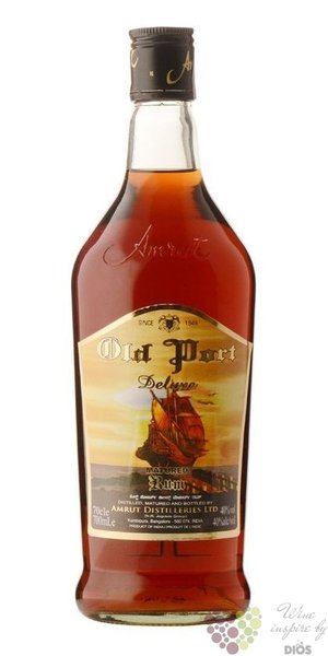 Amrut „ Old Port de Luxe Extra matured ” Indian aged rum 40% vol.  0.70 l