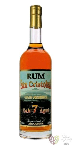 San Cristobal 1994 „ Gran Reserva ” aged 7 years Nicaraguan rum 38% vol.  0.70 l