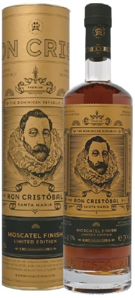 Cristobal 2009  St.Maria Moscatel cask  ltd. Dominican rum  43% vol.  0.70 l