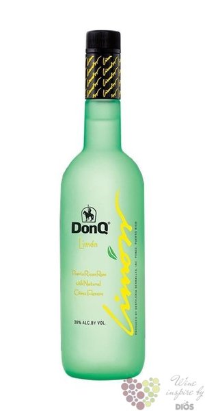 Don Q „ Limon ” flavored Puerto Rican rum 30% vol.  0.70 l