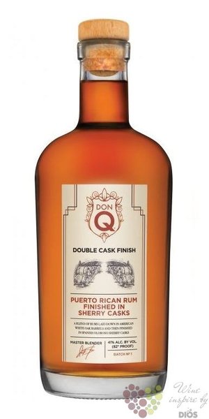 Don Q „ Double Wood Sherry cask ” aged Puerto Rican rum 41% vol.  0.70 l
