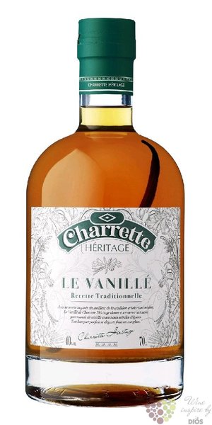 Charrette  le Vanill  flavoured Reunion rum 40% vol.  0.70 l