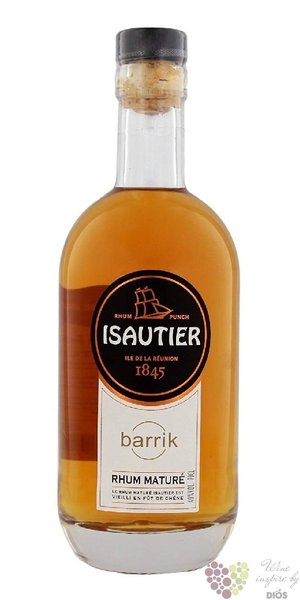 Isautier Vieux  Barik  aged Reunion rum 40% vol.